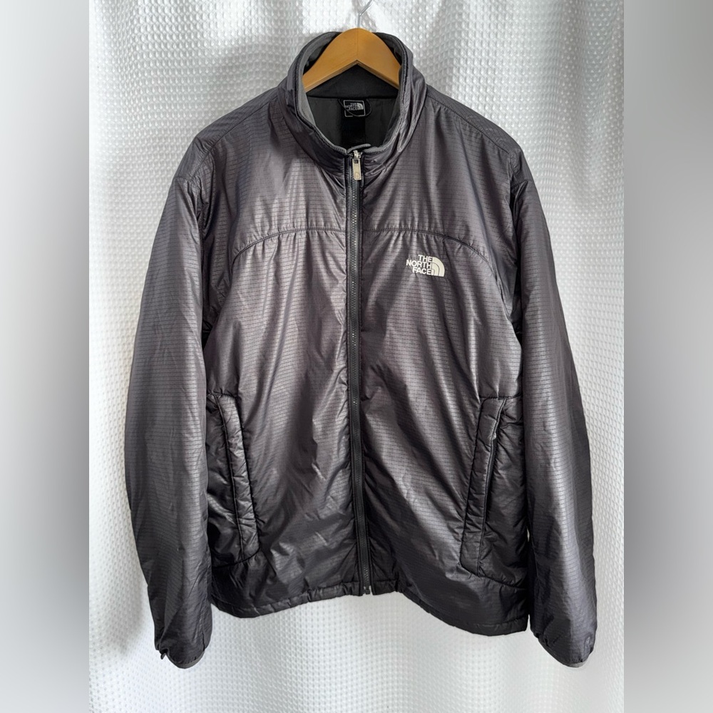 The North Face Lightweight Insulated‎ Jacket Charcoal Gray Full Zip Men’s XL